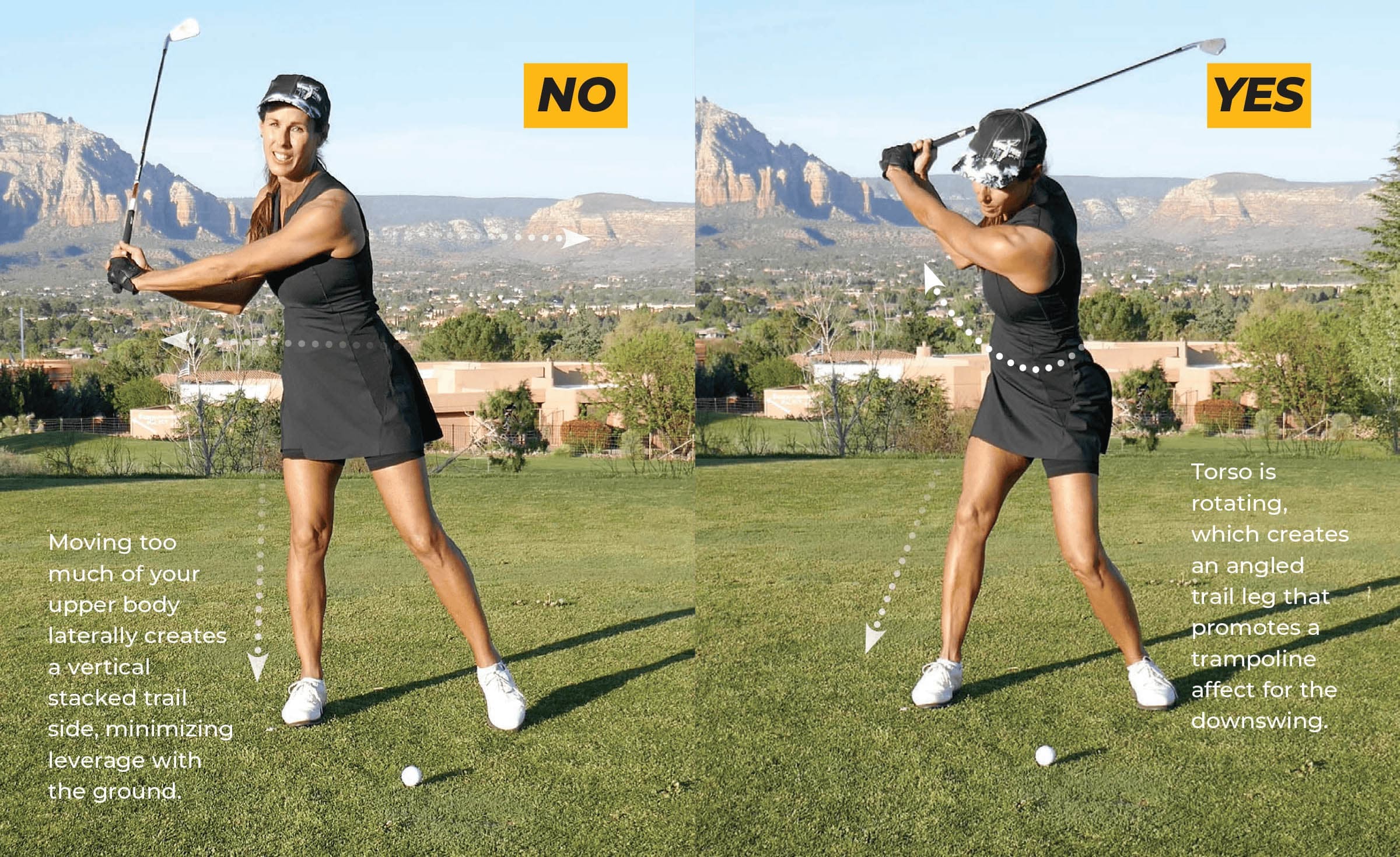 Backswing Trail Leg