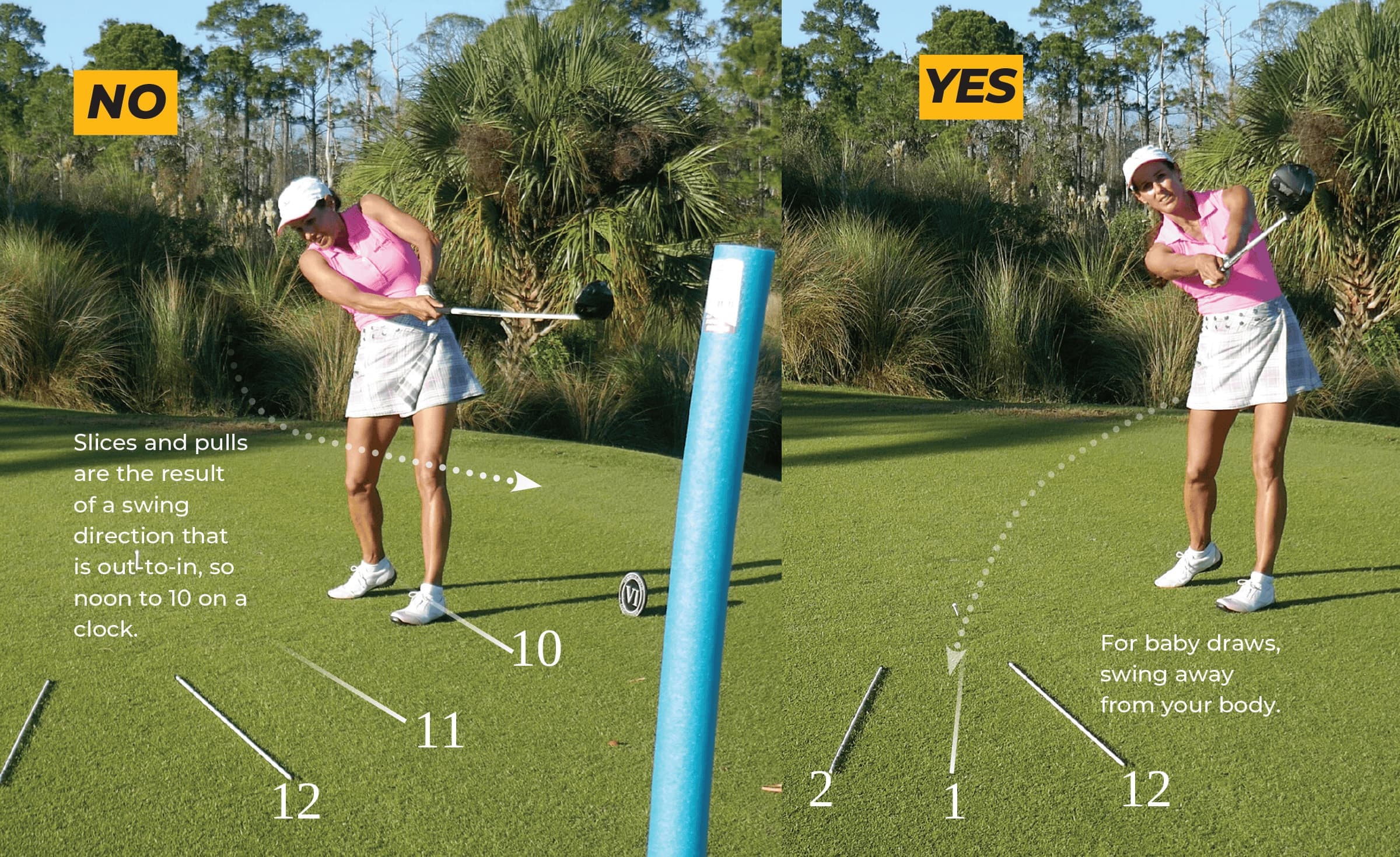 Swing Direction on a Clock  2