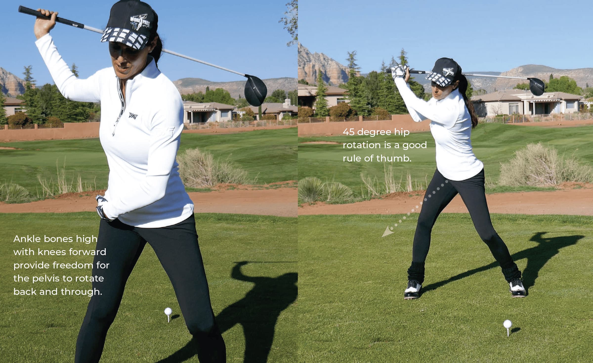 Driver Backswing Lower Body Cue for Success