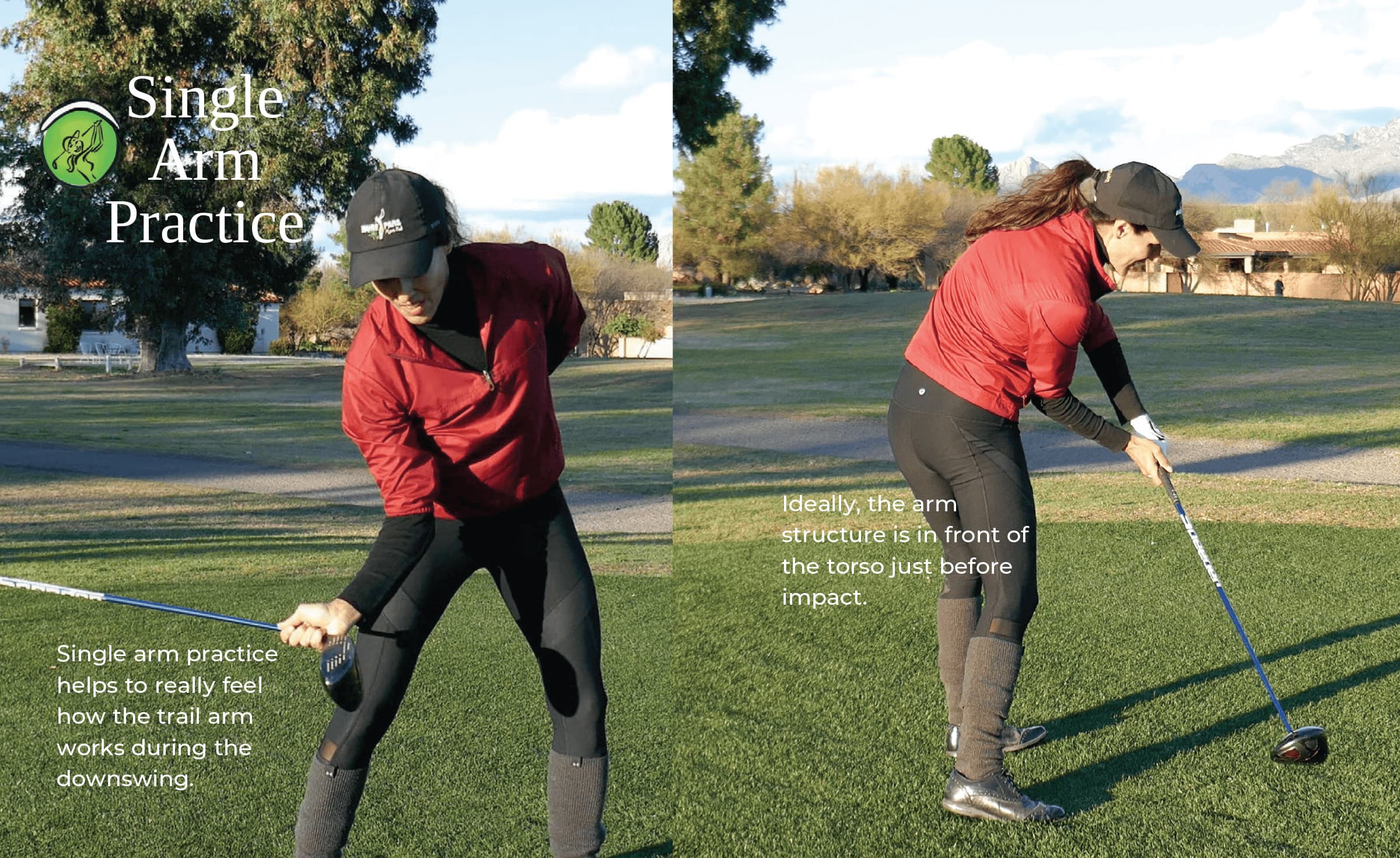 Driver Downswing Trail Arm Practice
