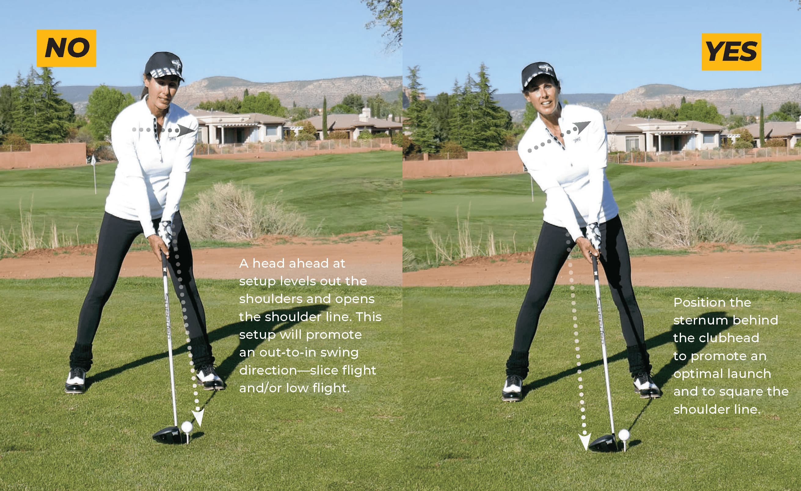 Head Opens and Levels Shoulders