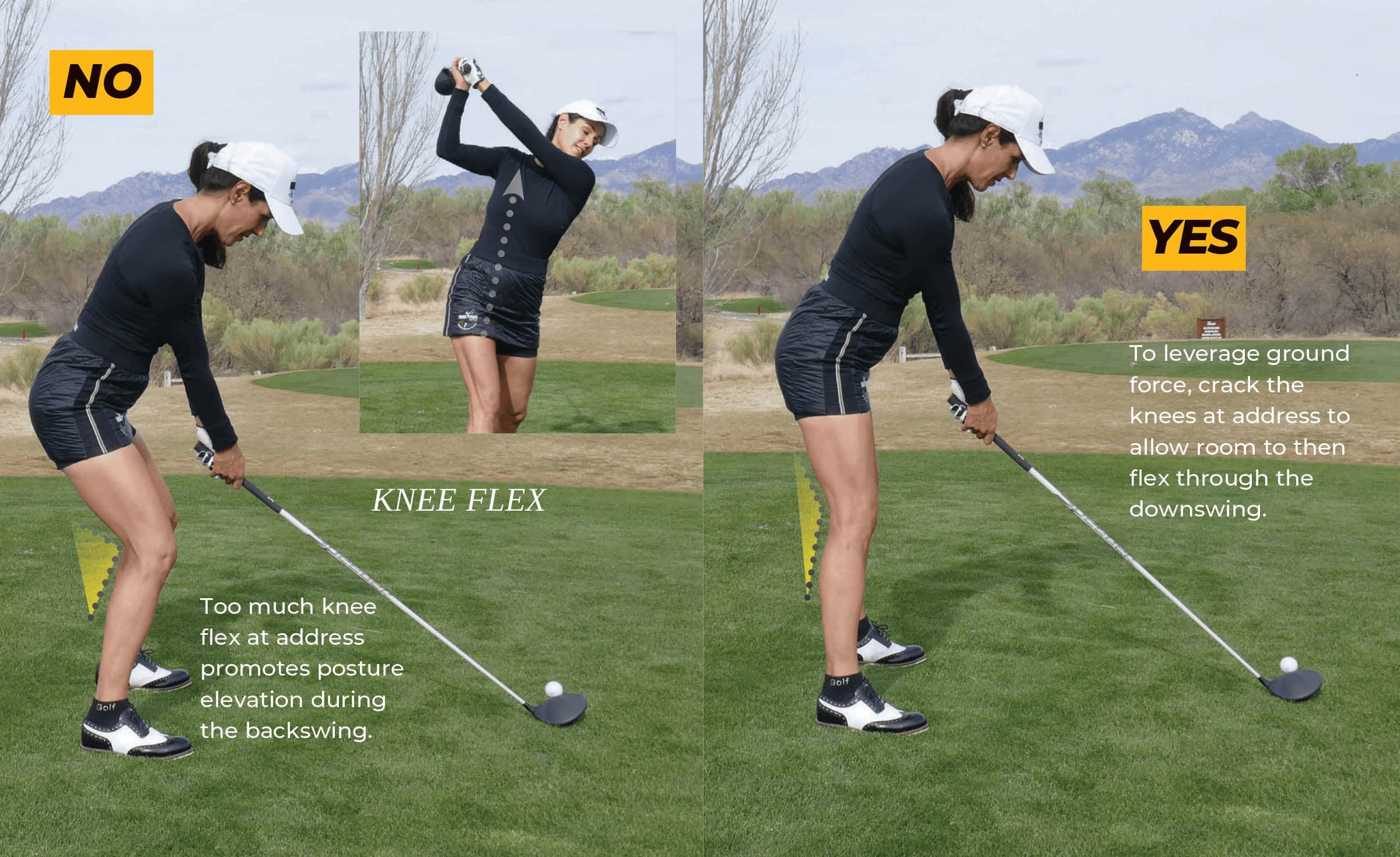 Driver Setup Knee Flex Culprits