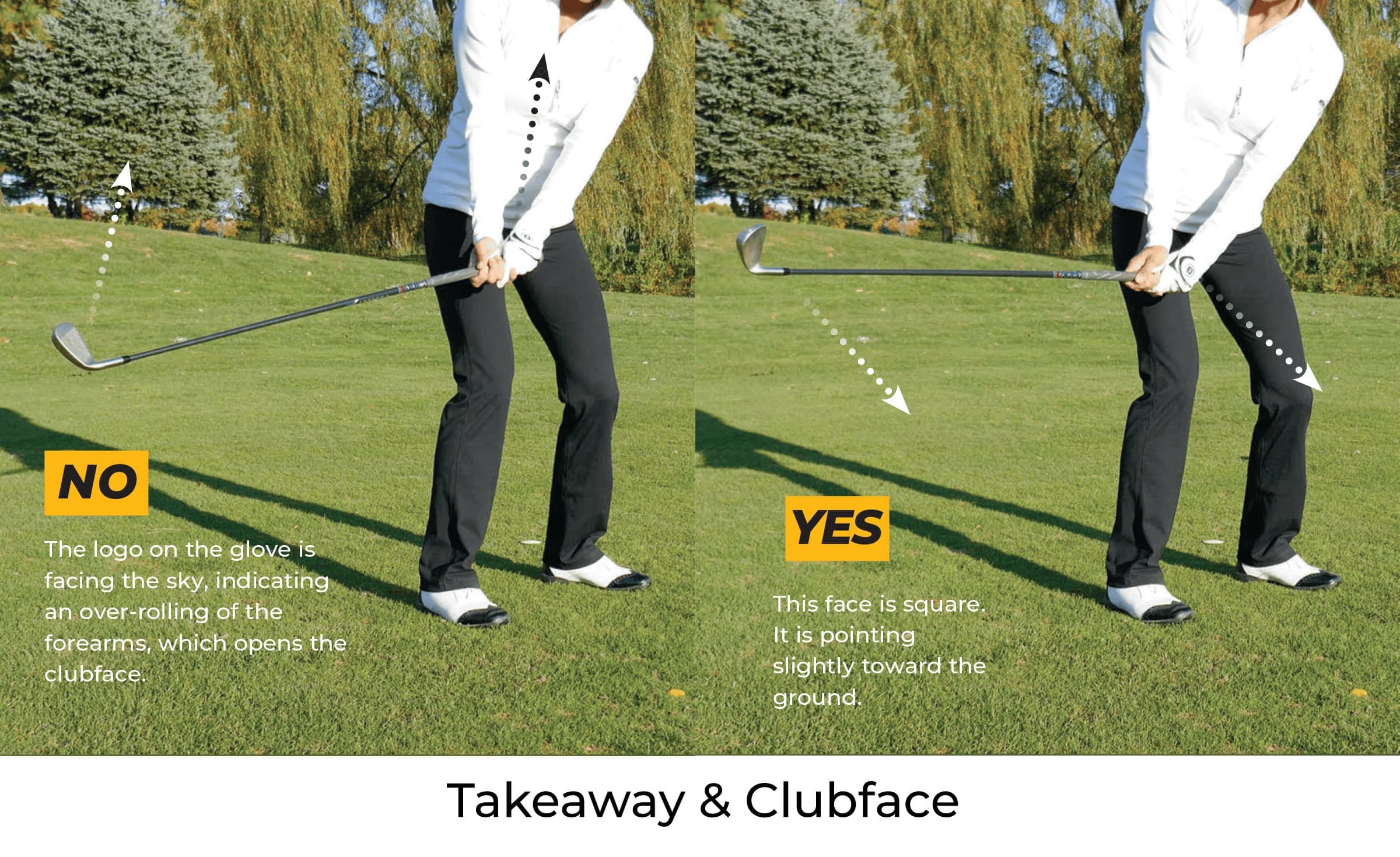 Takeaway and Clubface