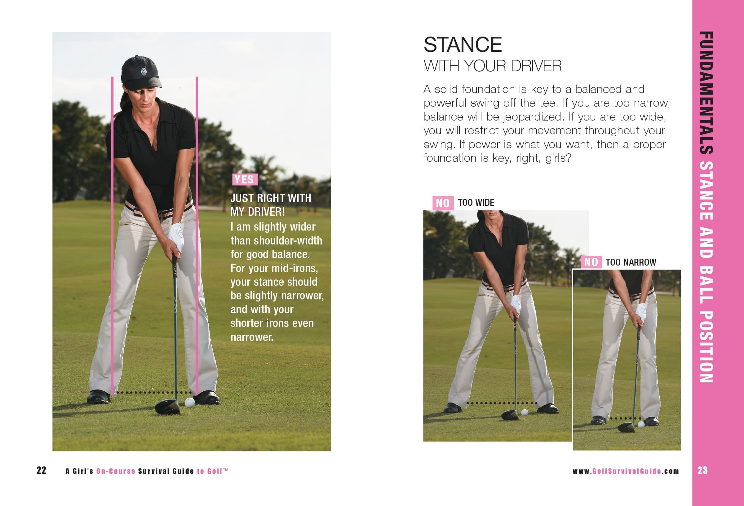 Driver Width of Stance